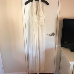 BCBGMAXAZRIA White Gown - Perfect for Second Wedding Gown
